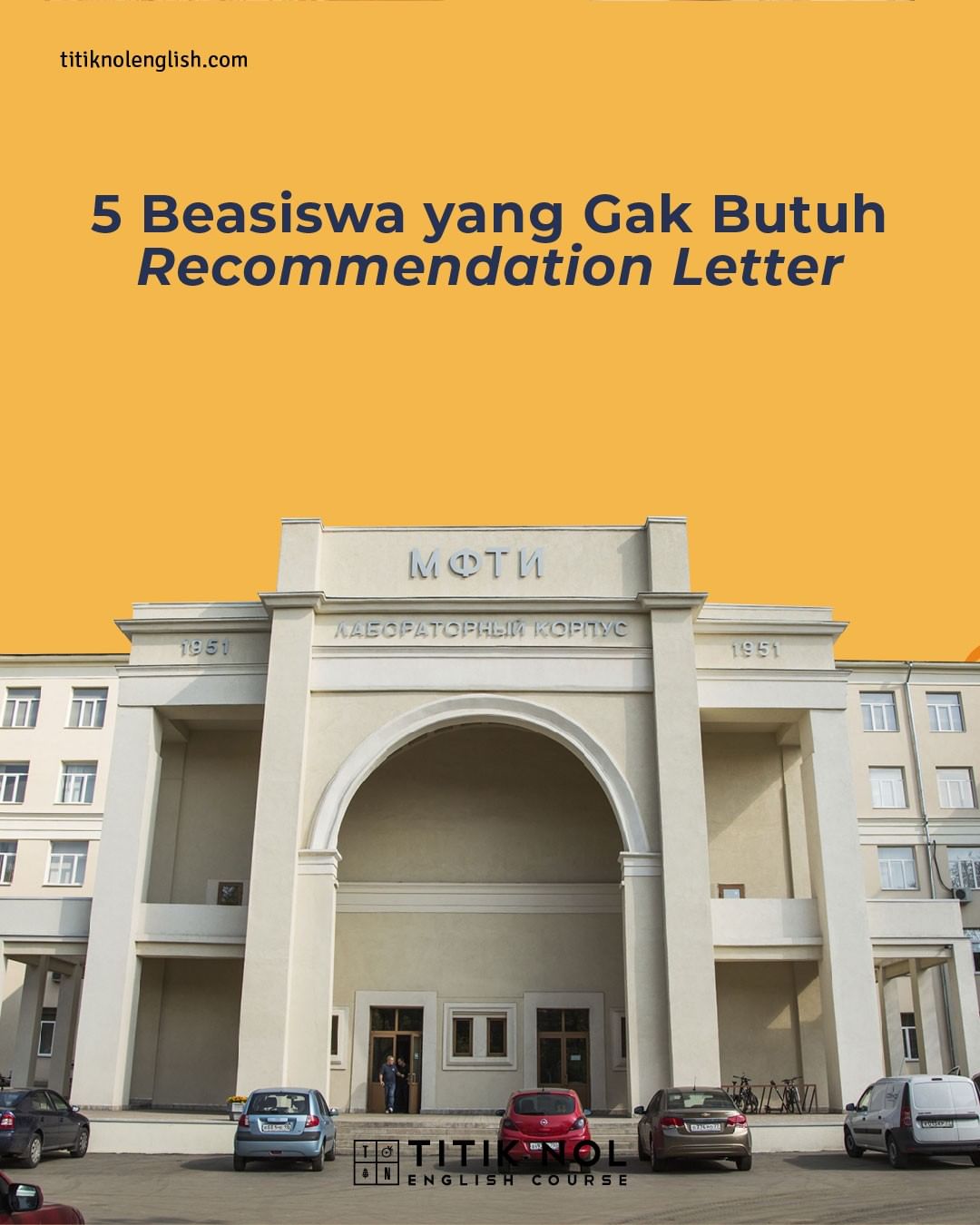 Beasiswa yang Gak Butuh Recommendation Letter