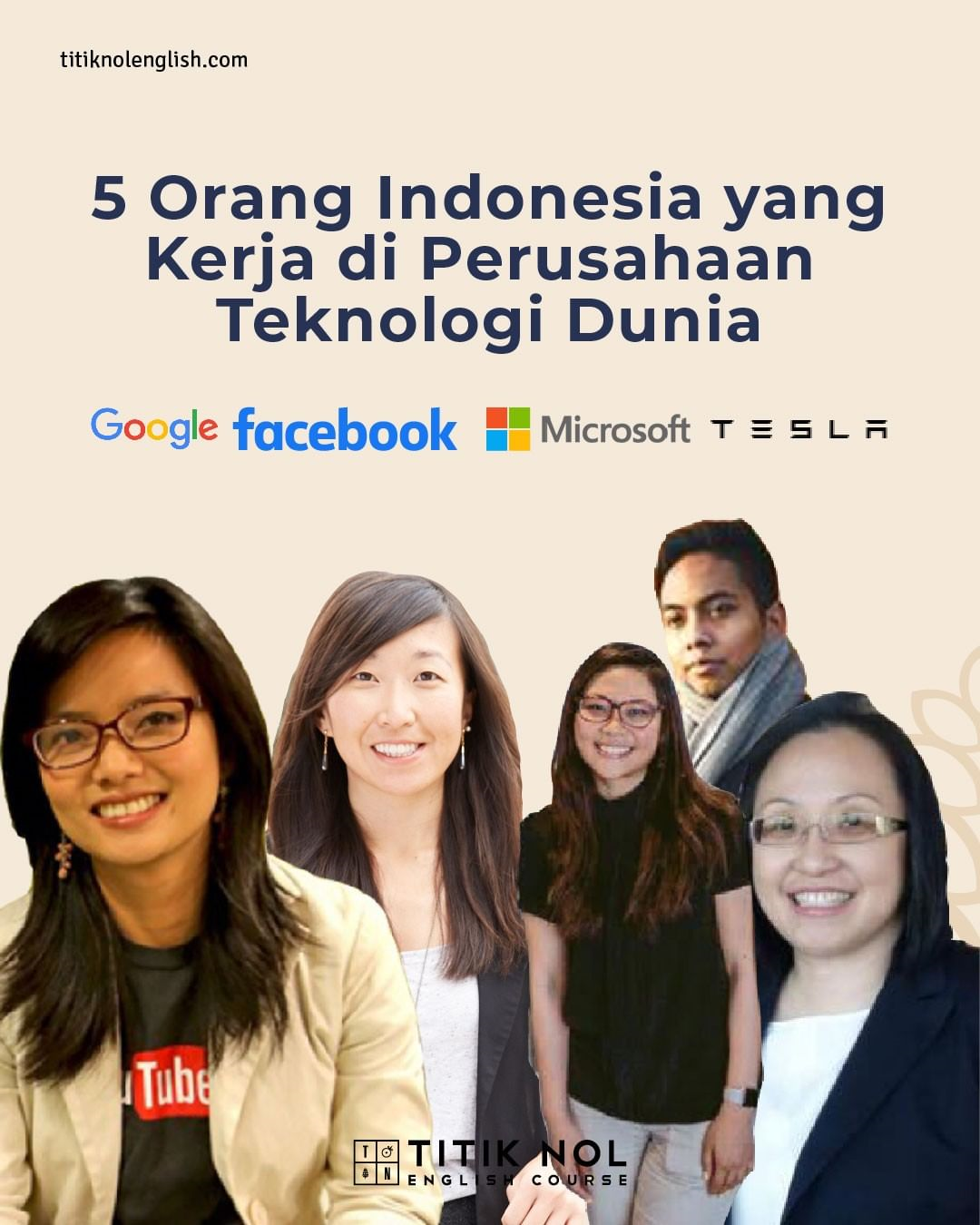 5 Orang Indonesia yang Kerja di Perusahaan Teknologi Dunia