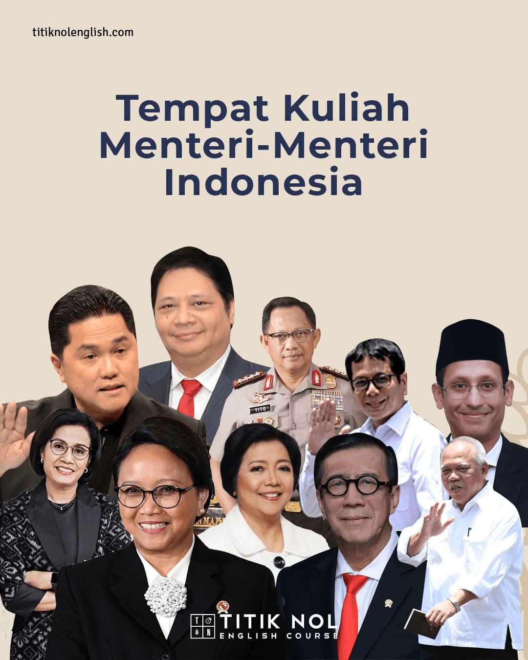 Universitas Luar Negeri Tempat Kuliah Menteri-Menteri Indonesia