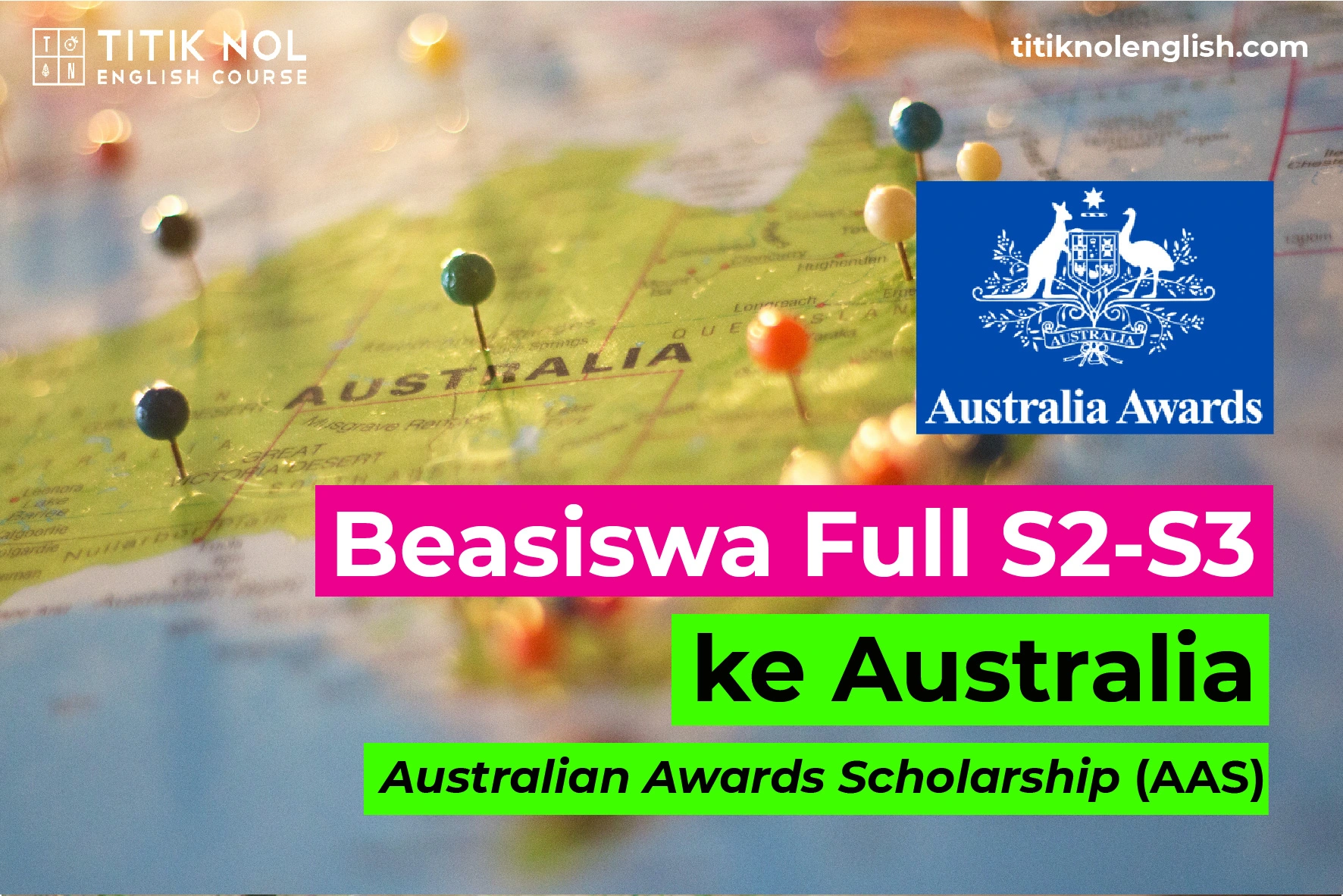 Beasiswa Full S2-S3 ke Australia
