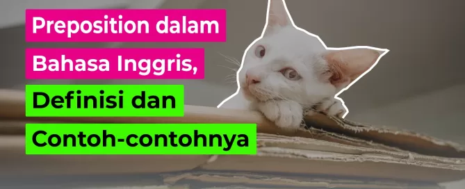 Preposition dalam Bahasa Inggris