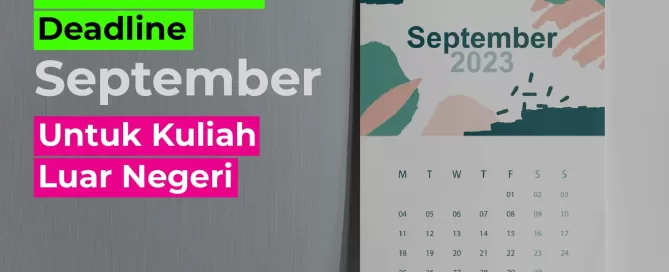 list beasiswa deadline september