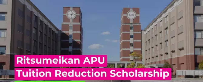 Ritsumeikan APU Tuition Reduction Scholarship