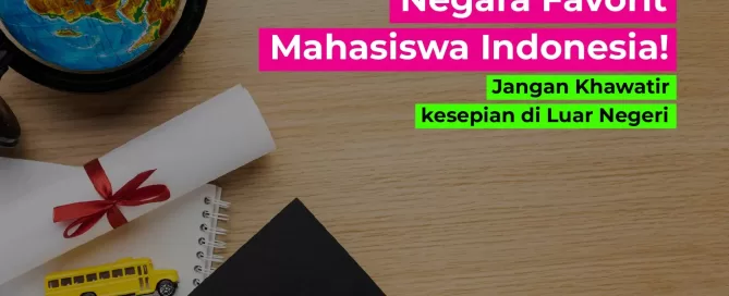 negara favorit mahasiswa Indonesia