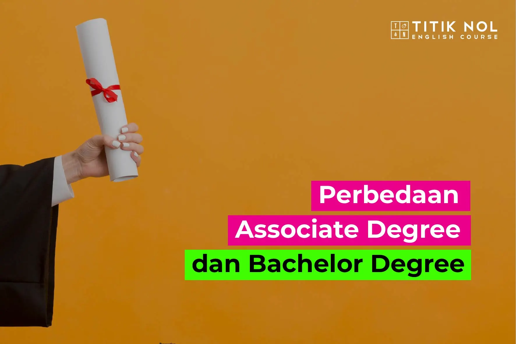 Associate Degree dan Bachelor Degree
