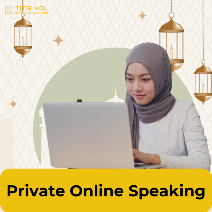 Private Online Speaking