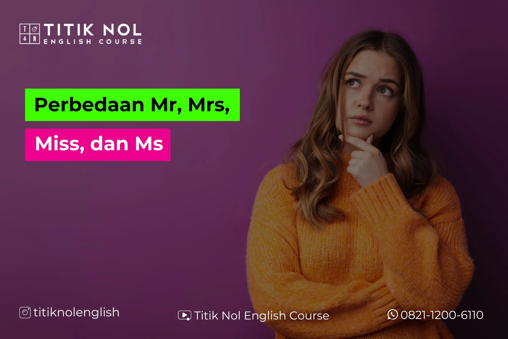 Perbedaan Mr, Mrs, Miss, dan Ms