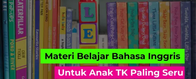 Belajar Bahasa Inggris Untuk Anak
