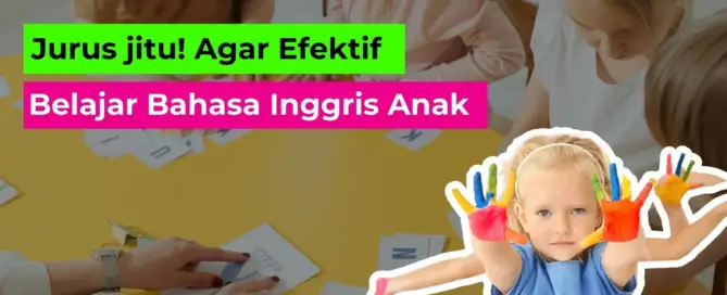 Belajar bahasa Inggris anak