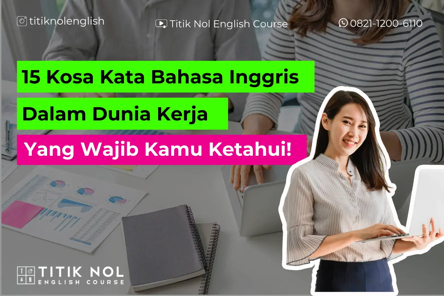 kosa kata bahasa inggris dalam dunia kerja