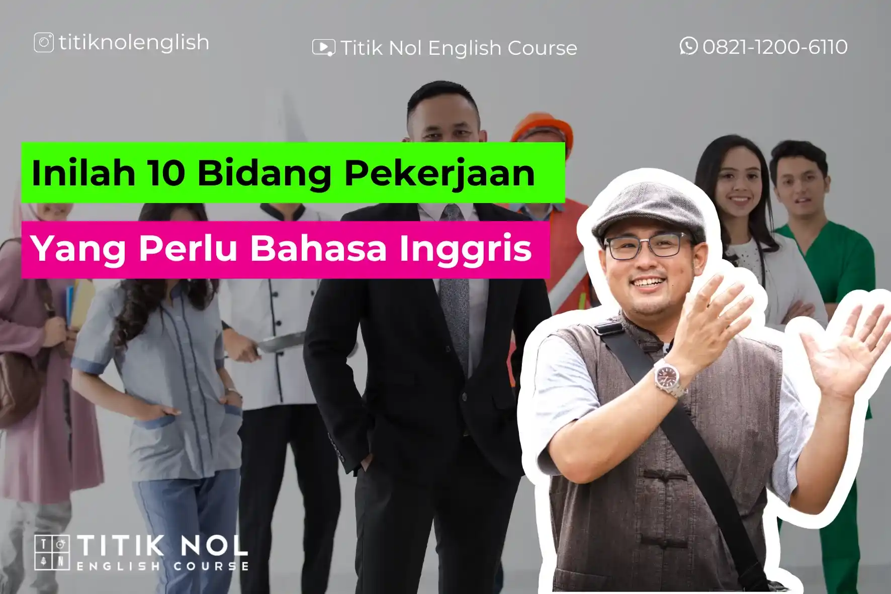 bidang pekerjaan yang perlu bahasa inggris