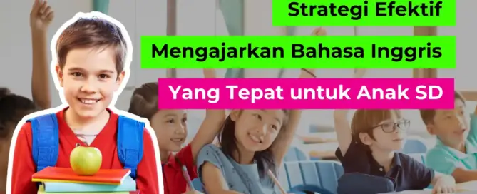 mengajarkan bahasa inggris untuk anak