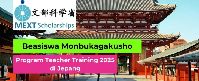 Beasiswa Monbukagakusho Program Teacher Training