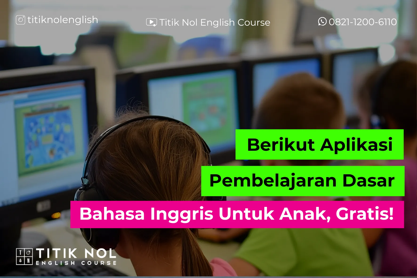 aplikasi pembelajaran dasar bahasa Inggris untuk anak