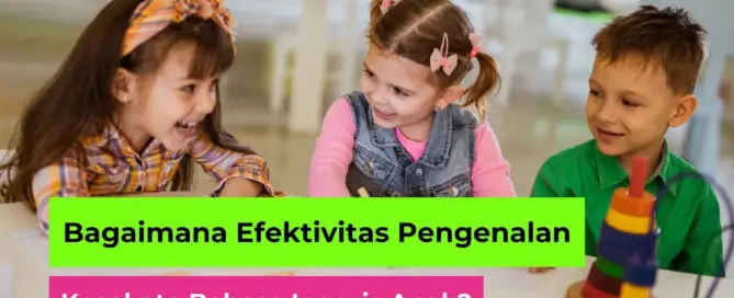 Efektivitas Pengenalan Kosakata Bahasa Inggris Anak