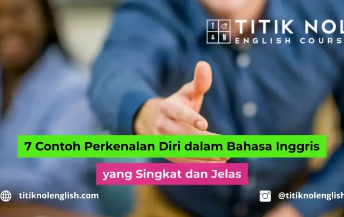 Perkenalan Diri dalam Bahasa Inggris