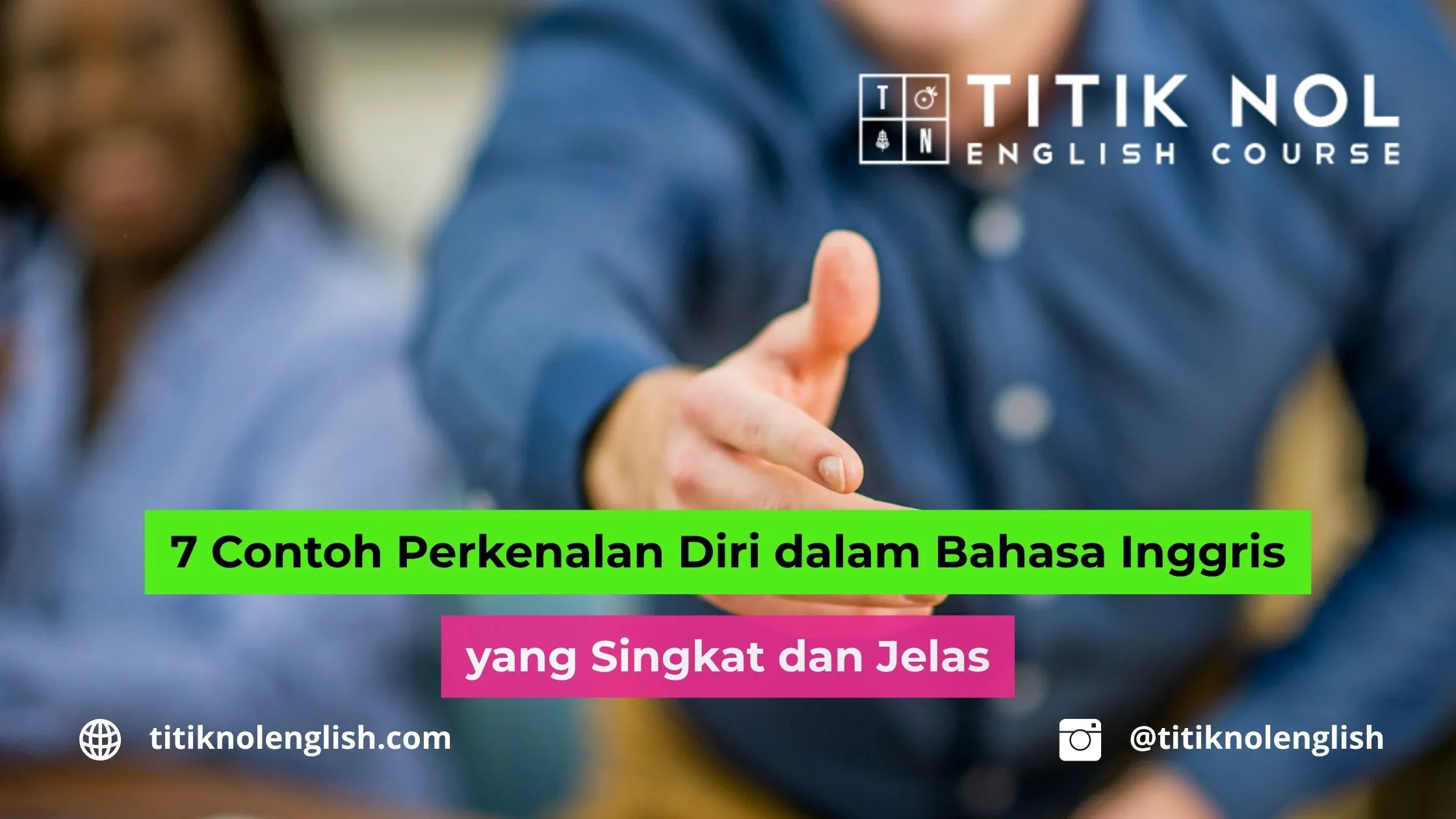 Perkenalan Diri dalam Bahasa Inggris