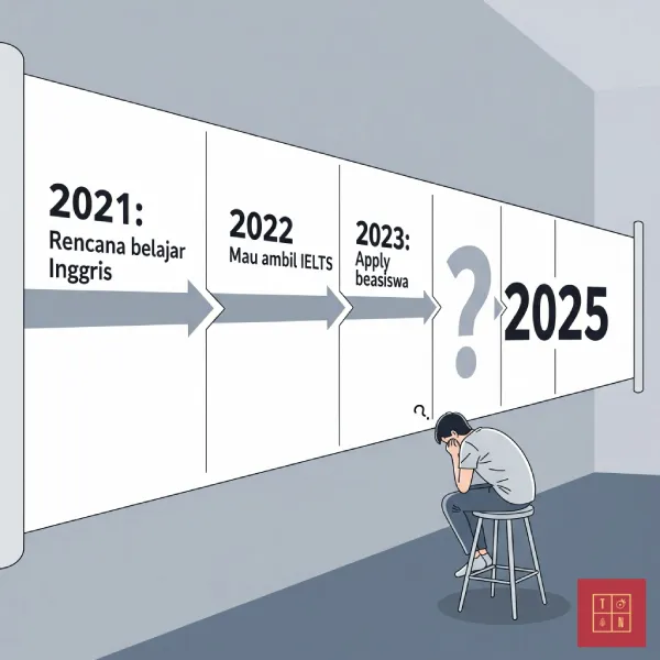 Suasana belajar di Titik Nol English Course