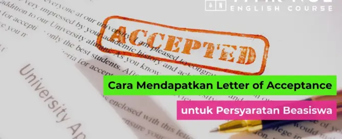 Letter of Acceptance