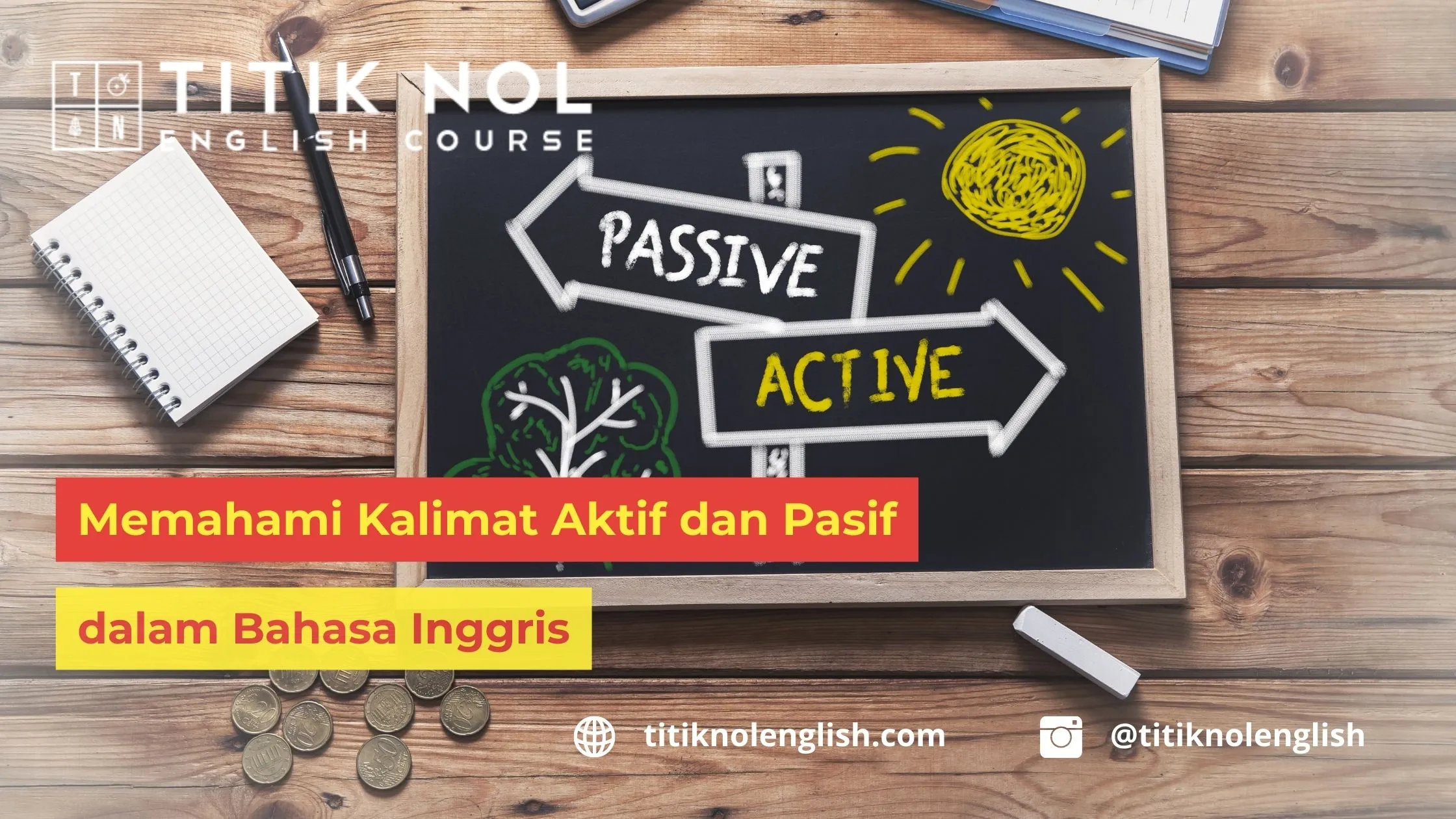 Kalimat Aktif dan Pasif dalam Bahasa Inggris