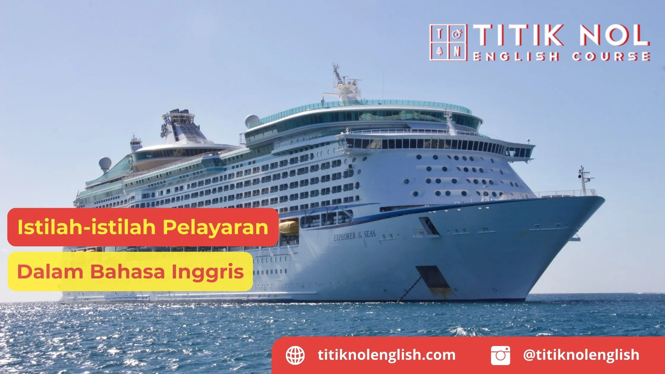Istilah Pelayaran dalam bahasa Inggris
