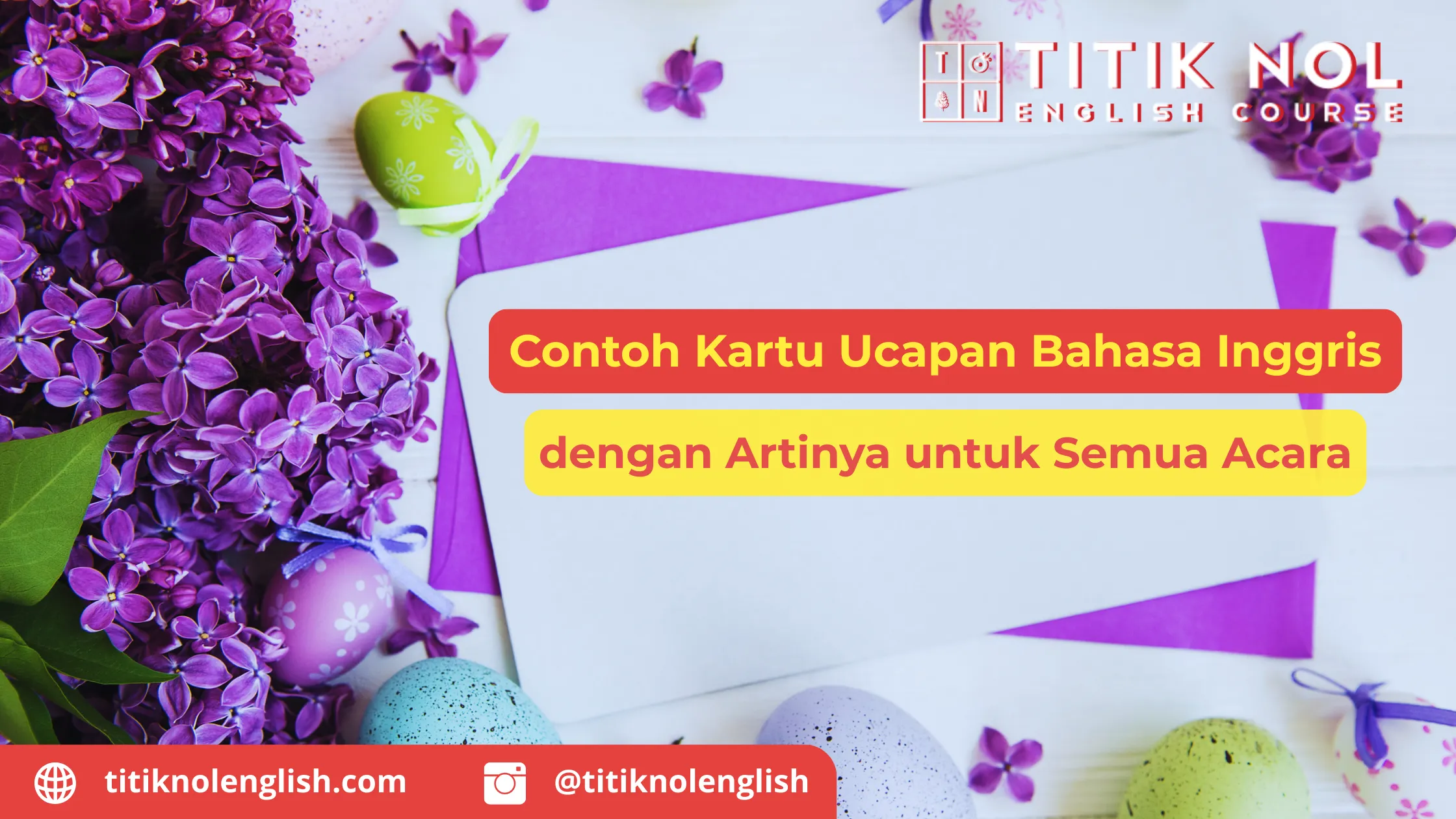 Kartu Ucapan Bahasa Inggris