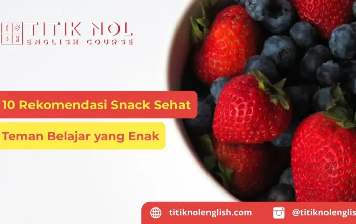 Snack Sehat Teman Belajar