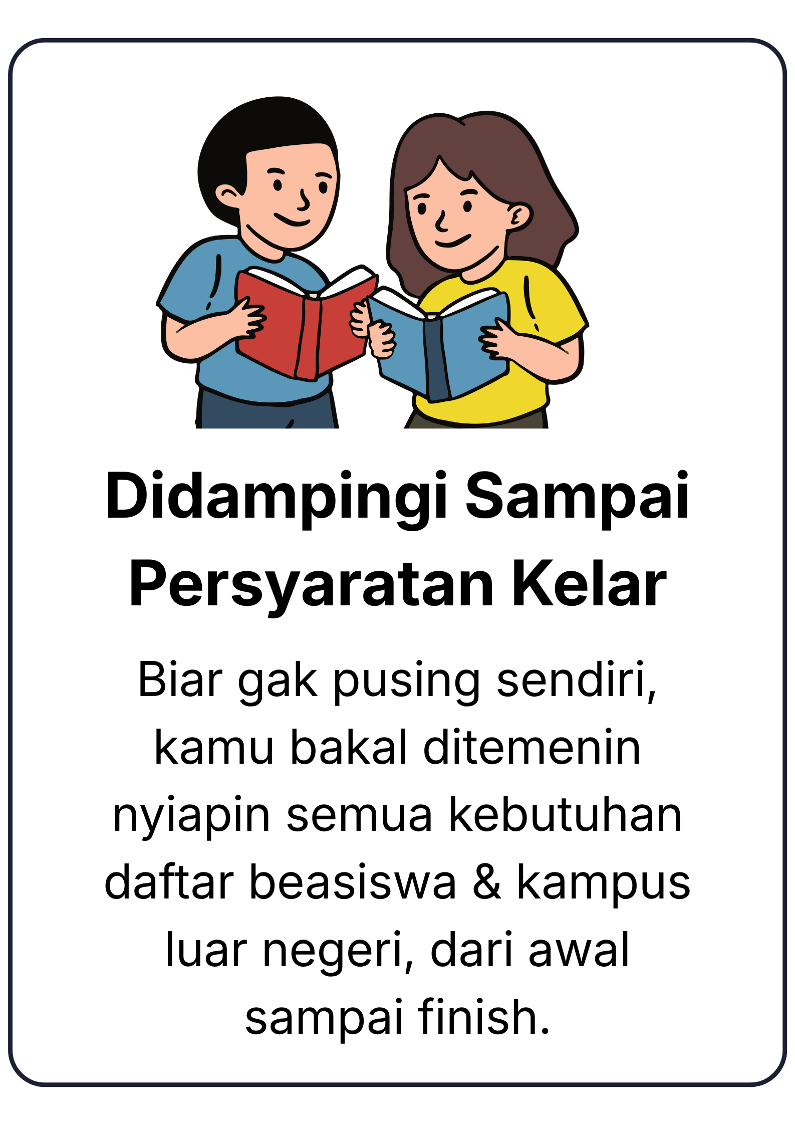 Pendampingan beasiswa luar negeri