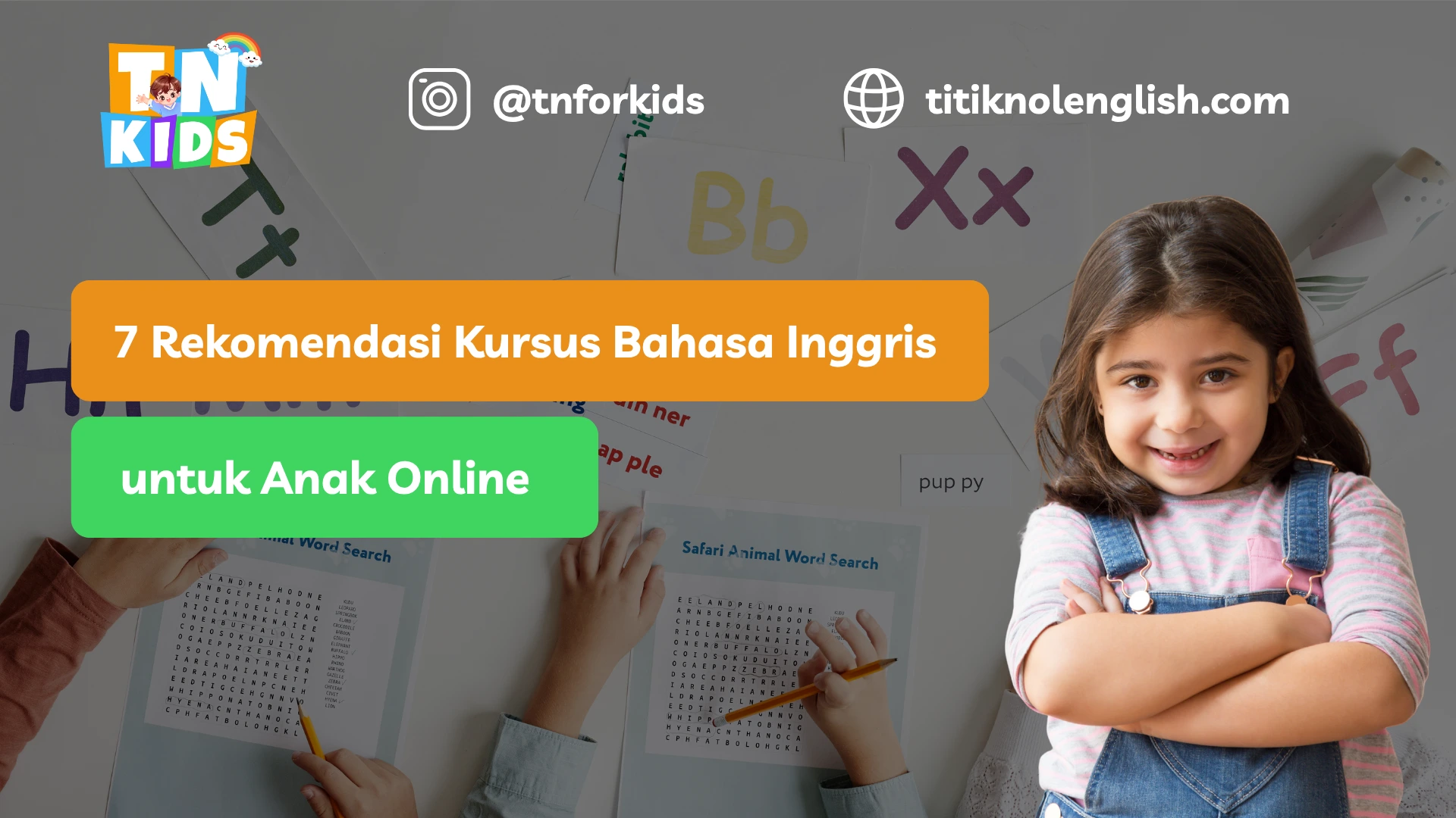 Kursus Bahasa Inggris Anak Online