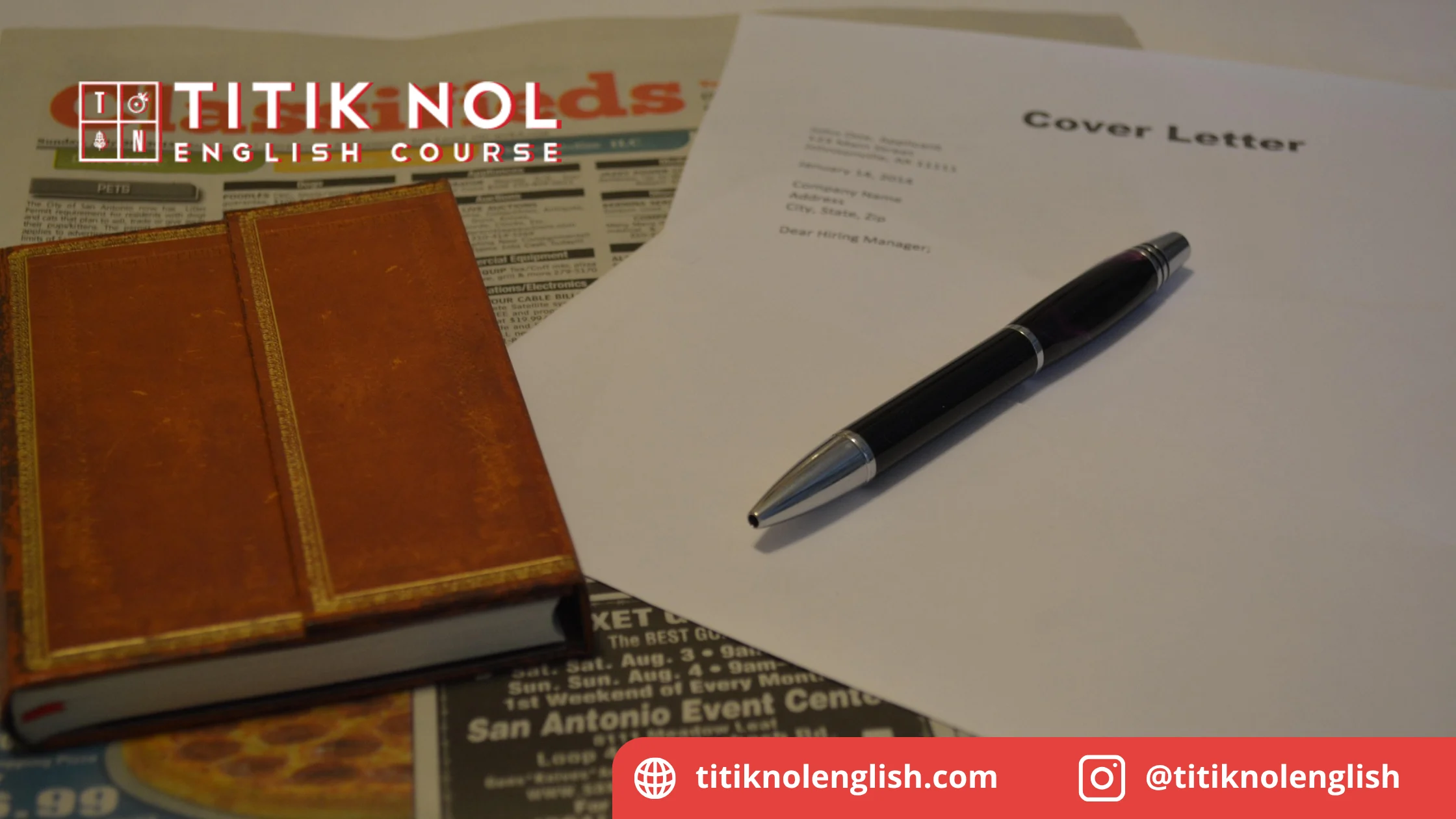 contoh struktur application letter